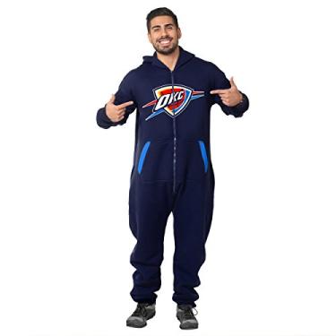 Imagem de Terno Klew Logo Oklahoma City Thunder Team - Azul - Extra Pequeno