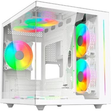 Imagem de Gabinete Gamer C3Tech Aquarius MT-G810 Sem Fans Branco - C3 Tech