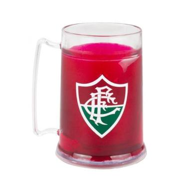 Imagem de Caneca Gel Isolante Térmico Grená 300ml Fluminense - mileno