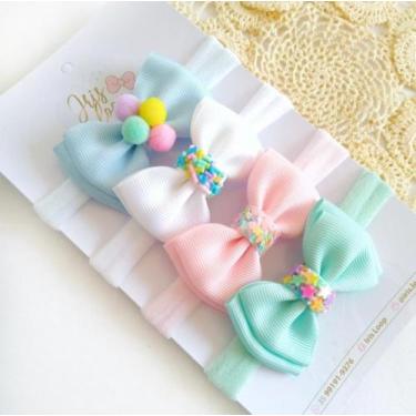 Imagem de Kit de Laços para Bebê Candy Colors - Iris Loop