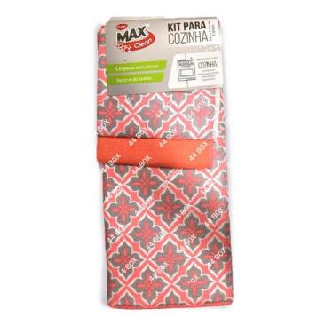 Imagem de Escorredor De Pia Seca Louça + 2 Pano Microfibra Cozinha - Max Clean, 