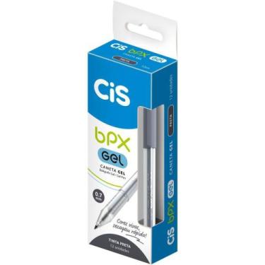 Imagem de Caneta GEL CIS BPX 0.7MM Preta - Caixa com 12 Unidades - Sertic