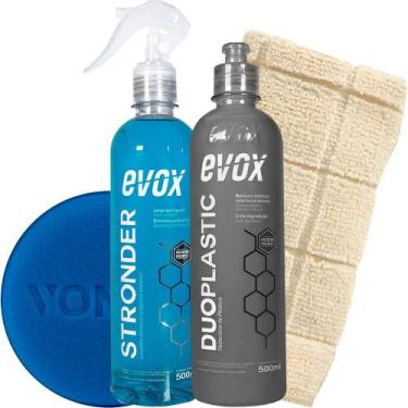 Imagem de Kit Limpa Renova Plásitcos em Geral Stronder Duoplastic Evox