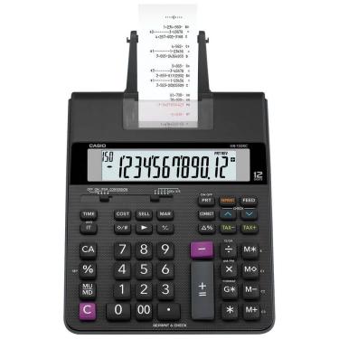 Imagem de Calculadora De Bobina Com 2 Cores De Impressão - Casio
