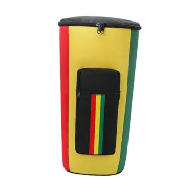 Imagem de YIJU Bolsa djembe áfrica para transporte de tambor, bolsa à prova d'água para instrumento de percussão, acessório para instrumento de percussão, 12 in