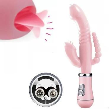 Imagem de Vibradores Sem Fio Feminino triplo Estimulador Clitóris e Ponto G Mast