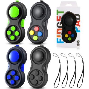 Imagem de Controlador de Jogos Fidget Skylety com Cordão - Kit com 4 Peças Varia