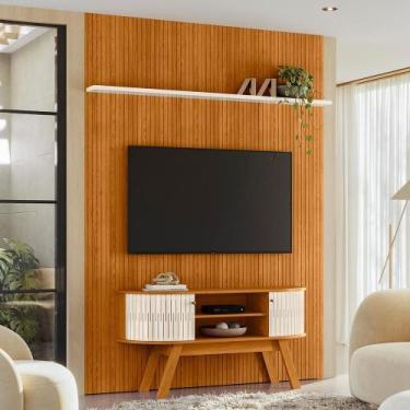 Imagem de Rack Bancada com Painel Silverstone para TV até 75 - Madetec, Cinamomo