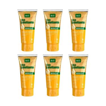 Imagem de Creme Esfoliante Soft Hair Biosoft 180g Maracuja - Kit C/6un