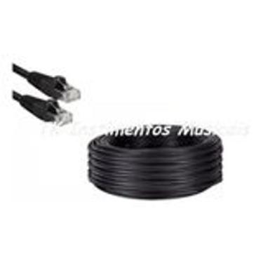 Imagem de Cabo de rede / Internet / Montado / Preto -- rolo c/ 50 Metros - ULTRA