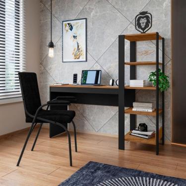 Imagem de Home Office Artemis Canela 5 para Escritório e Organização