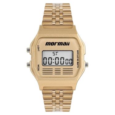 Imagem de Relógio MORMAII feminino digital dourado MOBJ3808A/7D