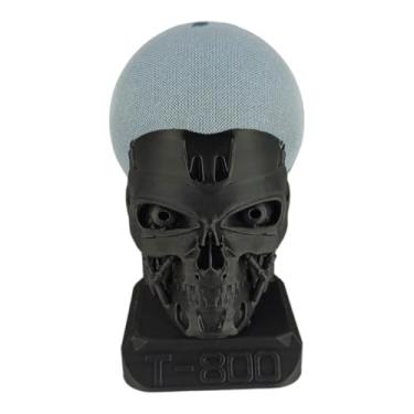 Imagem de Suporte Base Alexa Echo 4 E 5 Exterminador Do Futuro T800 Presentes 3d (Preto)