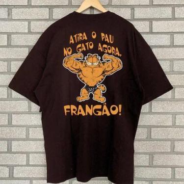 Imagem de Camiseta Oversized Masculina Meme Estampado Moda Academia Treino - loj