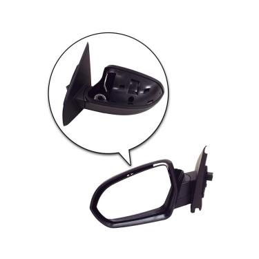 Imagem de Espelho Retrovisor Externo Lado Esquerdo Com Controle Eletrico Pecas Genuinas Gm Agile /montana