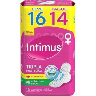 Imagem de Absorvente Externo Intimus Tripla Proteção Seca com Abas 16Un