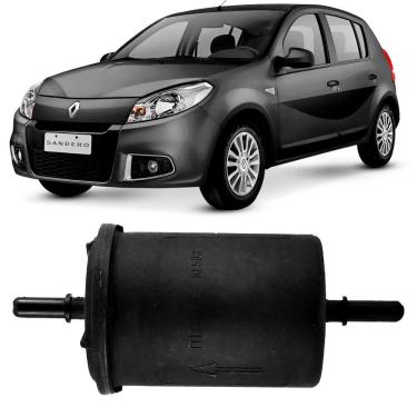 Imagem de Filtro Combustível Renault Sandero Mégane 97 a 2018 Metal Leve KL583