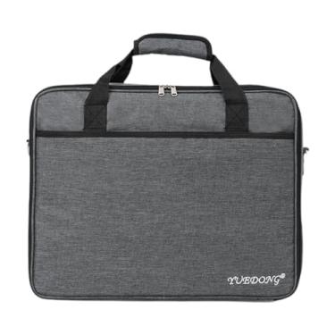 Imagem de Almencla Efeitos da bolsa de pedal saco de pedalboard zíper bolsa dupla zíperes duplos de água acolchoada resistente à água Case de gig de pedalboard para, 36x28.5x11.5cm