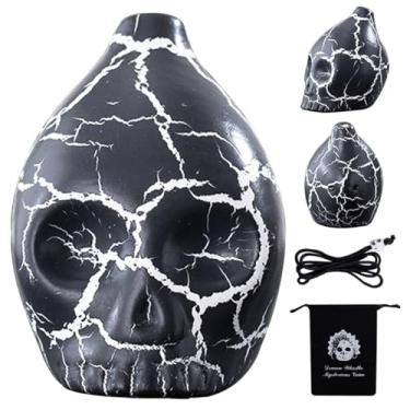 Imagem de Apito da Morte Asteca - Grito de Som Humano Autêntico, Apito da Morte Asteca Mais Alto, Presente de Decorações de Dia das Bruxas, Mais de 125 decibéis Alto, Apito de Descompressão (BW)