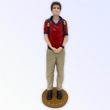 Imagem de Imagem Santo Carlo Acutis  Escultura Resina 19 cm - Lua Mistica