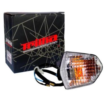 Imagem de Pisca Completo Traseiro Direito Pop 110i Lente Cristal - Trilha