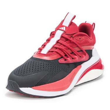 Imagem de adidas Tênis adulto unissex Alphaboost V1, Team Victory vermelho/preto/branco/Indiana University, 8 Women/7 Men