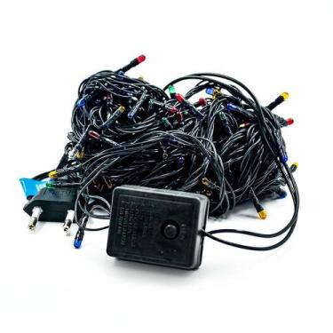 Imagem de Pisca-Pisca De Natal 8M Colorido 8 Funções Ntl3200C127V - Wincy