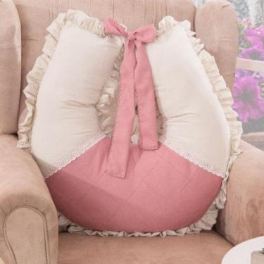 Imagem de Almofada de amamentação bebe menina antonella - Miguel Baby, Rose 