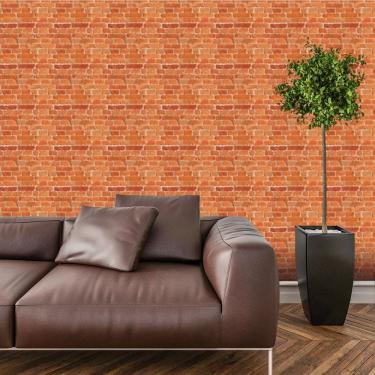 Imagem de Papel de Parede Adesivo Tijolo Lavável Sala Quarto Cozinha 3 metros
