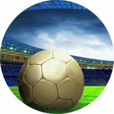 Imagem de Painel Redondo 3D Sublimado Futebol E Bola Frd-926