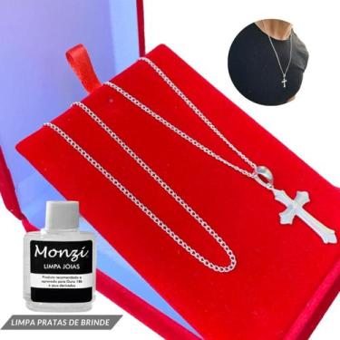 Imagem de Kit Correntinha De Prata Grumet e Pulseira Escama de Peixe - Alzza Pra