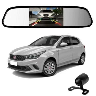 Imagem de Camera De Re Espelho Retrovisor Com Tela Fiat Argo - Importado