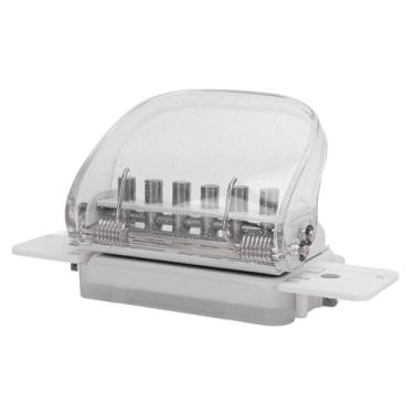 Imagem de Perfurador de Papel Com 6 Furos, Capa Transparente, Perfurador de Papel Manual Ajustável para Planejadores e Pastas, A4, 30 Furos, B5, 26 Furos, A5, 20 Furos