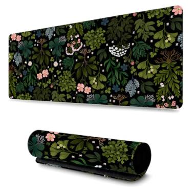 Imagem de Mouse Pad Gamer Profissional Confortavél Anti Derrapante Games e Escritório 90x40cm Flores