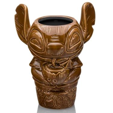 Imagem de Geeki Tikis Caneca de cerâmica Disney Lilo & Stitch Aloha | Copo de coquetel de festa para bebidas e bebidas | Comporta 540 ml