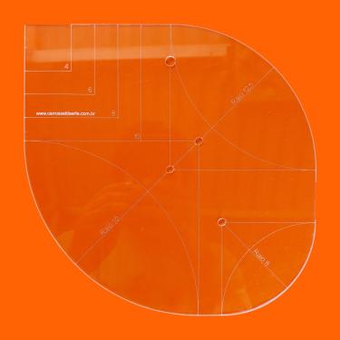 Imagem de Régua Patchwork Arredondamento Curvo Cristal