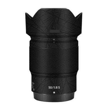 Imagem de Para Nikon Z 50mm F1.8S Adesivo de Lente de Câmera Revestimento Película Protetora Protetor Corporal Decalque Skin 50 1.8S (Cruz Ultra Preto