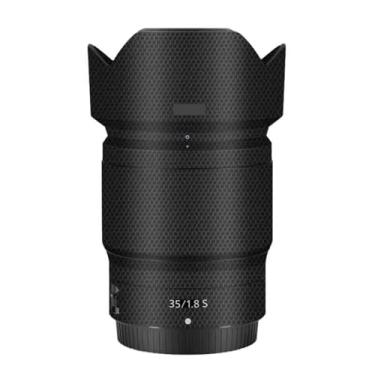 Imagem de Skin Lens Camera Skin Wrap Vinly Adesivo protetor acessórios de fotografia para Nikon Z 35mm F1.8S (preto matriz)