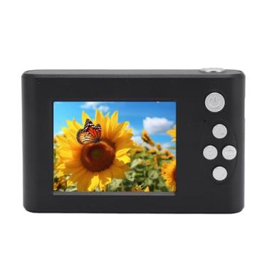 Imagem de Câmera digital com zoom de 48 MP 8X com tela IPS, antivibração, foco automático, câmera compacta para viagens, espelho de selfie (preto)