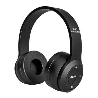 Imagem de Headphone Bluetooth Wireless Dobrável P47 Estéreo Color 5.0 Stereo P47 Headset, Jogo Desportivo Sem Fio, Série Dobrável