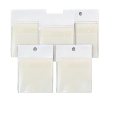 Imagem de Conjunto de 3 Post-Its 50 Folhas Adesivos Transparentes Notas Adesivas(5 KIT com 50 folhas)
