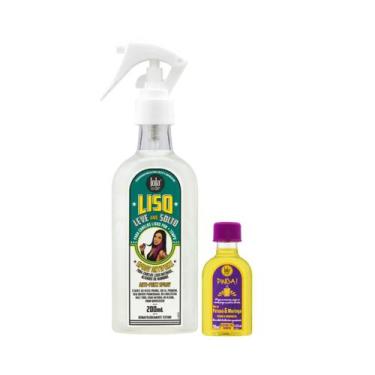 Imagem de Kit Lola Liso Leve e Solto Spray 200ml + Pinga! Óleo Pataúa e Moringa 