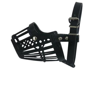 Imagem de Focinheira Para Cães Cachorro P/M/G Pet Focinho Alça Ajustável Passeio Segurança (Preto,PP (Nº 3))