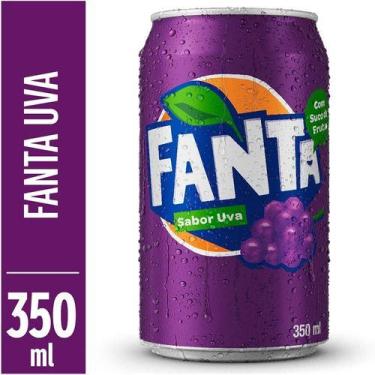 Imagem de REFRIGERANTE LATA 350ml  Uva FANTA - COCA COLA 