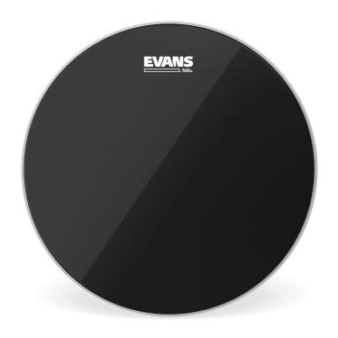 Imagem de Pele Batedeira Para Caixa E Tom 12` Evans Black Chrome TT12C