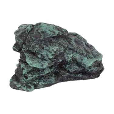 Imagem de KiBcsLic Caverna de abrigo para tartarugas, rampa de escalada para tartarugas, decoração para tanque de pesca, doca de descanso para tartarugas, cama de jardim