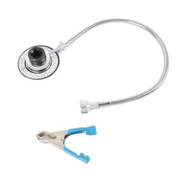 Imagem de lyrlody Torção ângulo do ângulo de Torque do de 360 Graus 1/2in Drive de Medição Ajustável Ferramenta Com ímã de Clipe de Mola para Parafusos de Aperto de Reparo Automotivo