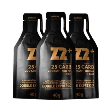 Imagem de Z2+ Energy Gel Sabor Double Expresso - 200mg de Cafeína - Suplemento Alimentar de Carboidratos em Gel Líquido para Atletas de Alto Rendimento - Linha Gameday - Box 03 Sachês 40g Cada