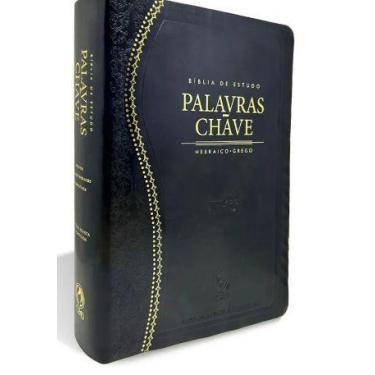 Imagem de Bíblia de Estudo Palavras-Chave Luxo  Cor Preta (Clássica)  CPAD  ARC