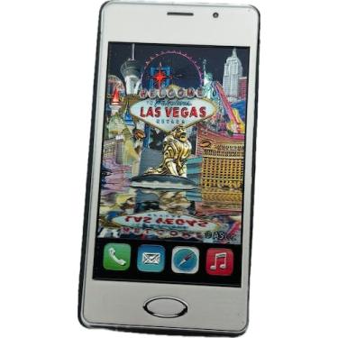 Imagem de Ímãs decorativos de design de celular Las Vegas Strip, horizonte icônico de pontos de referência (horizonte)